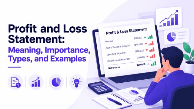 Profit and Loss Statement: Meaning, Importance, Types, and Examples