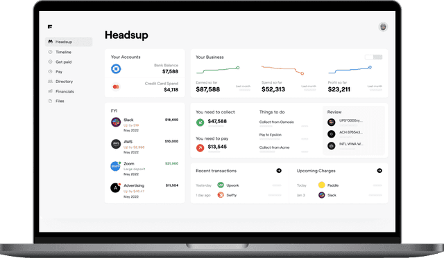 Fin dashboard