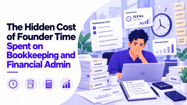 The Hidden Cost of Founder Time Spent on Bookkeeping and Financial Admin